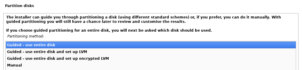 Kali Disk Partition